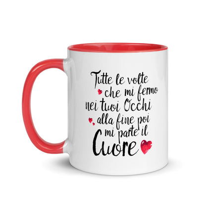 Tutte le volte che...- Tazza Colorata in Ceramica - 4 Colori -