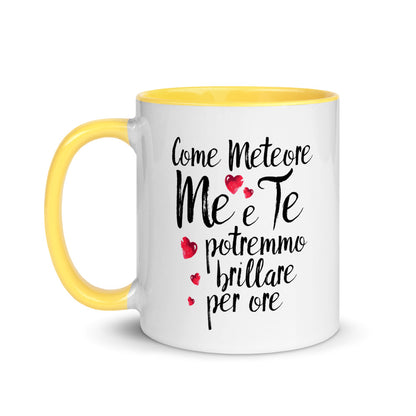 Come Meteore... -  Tazza Colorata in Ceramica - 4 Colori -