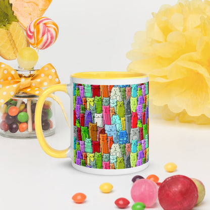 Gatti Colorati - Tazza in Ceramica -