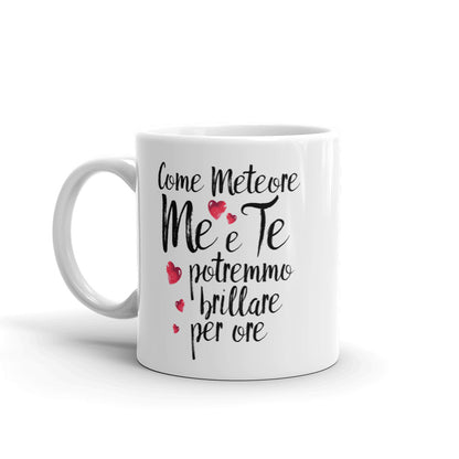 Come Meteore.... - Tazza Bianca in Ceramica