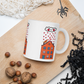 Gatti Innamorati - Tazza in Ceramica bianca lucida 330/440 ml. -